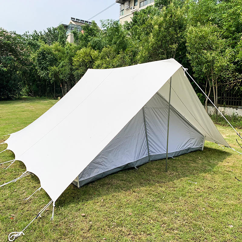 5,2x5,5 m Perinteinen Scout Canvas -teltta 8 hengelle