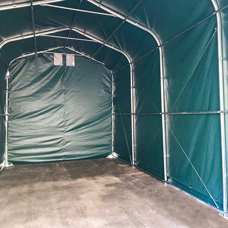 1,6x2,4 PVC kannettava moottoripyörän autotallin säilytysteltta