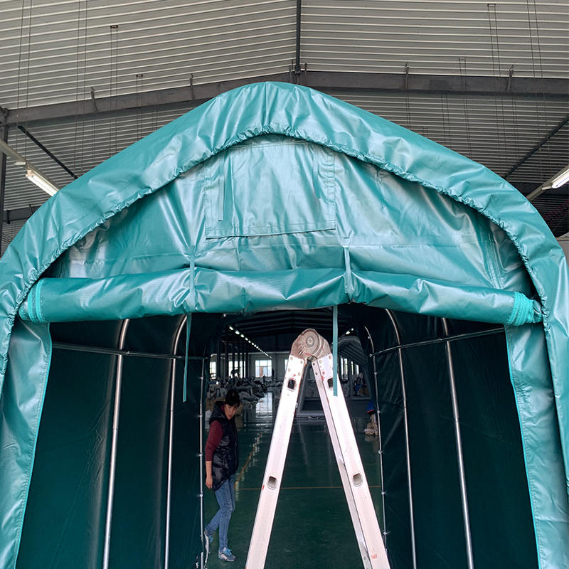 2,4x3,6 sateenkestävä PVC-katos kannettava autoportti