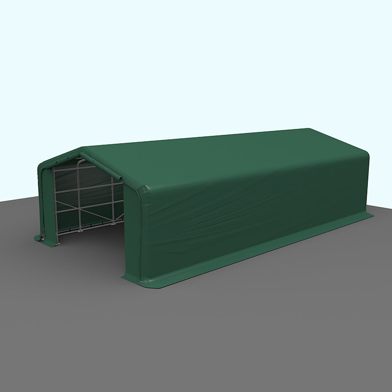 6x12 2,6 metrin sivukorkeus, korkean lämpötilan kestävät teollisuusvarastoteltat