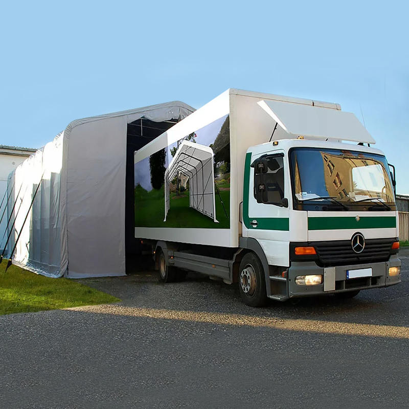 8X12 4m sivukorkeus UV-kestävä Warehouse Shade Teltta Auringonsuoja