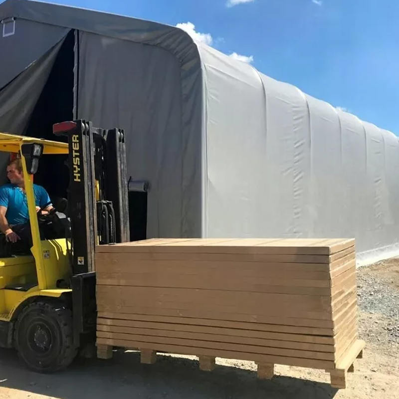 8X12 4m sivukorkeus UV-kestävä Warehouse Shade Teltta Auringonsuoja