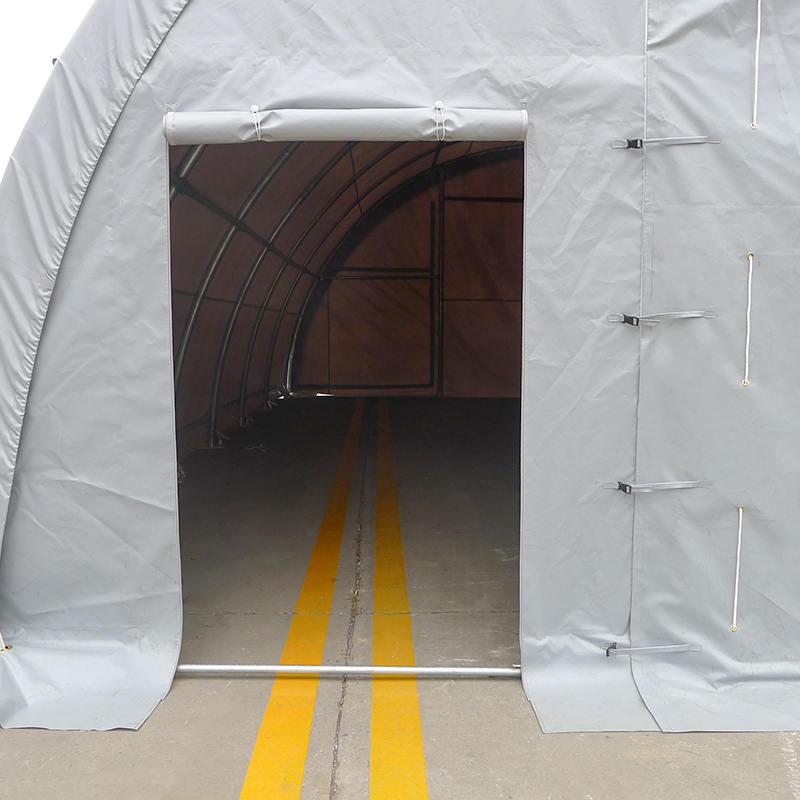 9x12mx4,5 Kaareva säilytysteltta, pyöreä kaareva telttahalli