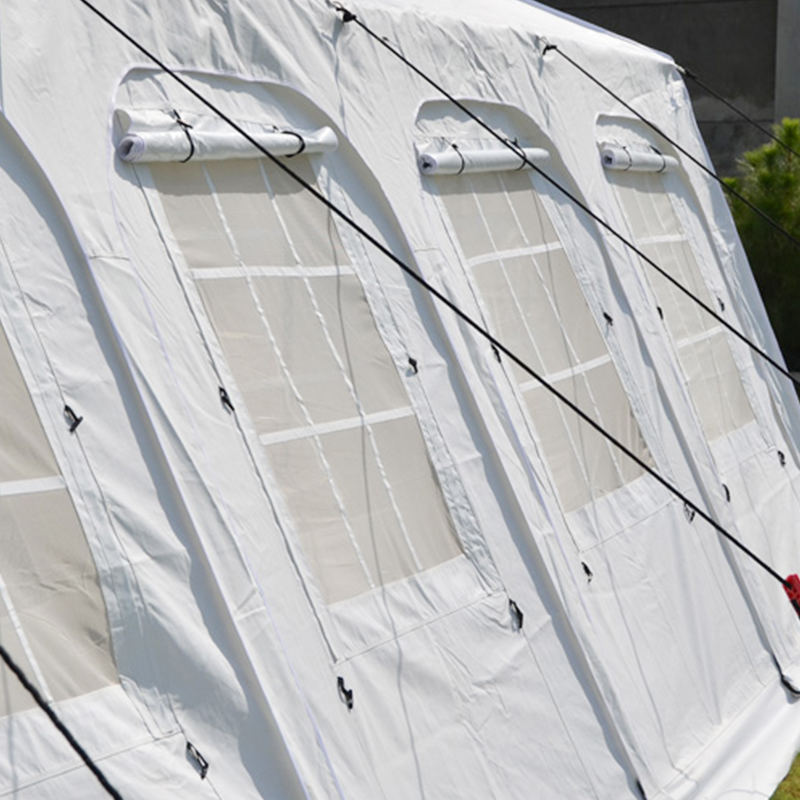 UNICEF Standard 42 m² monikäyttöinen palosuojattu Huggy-teltta