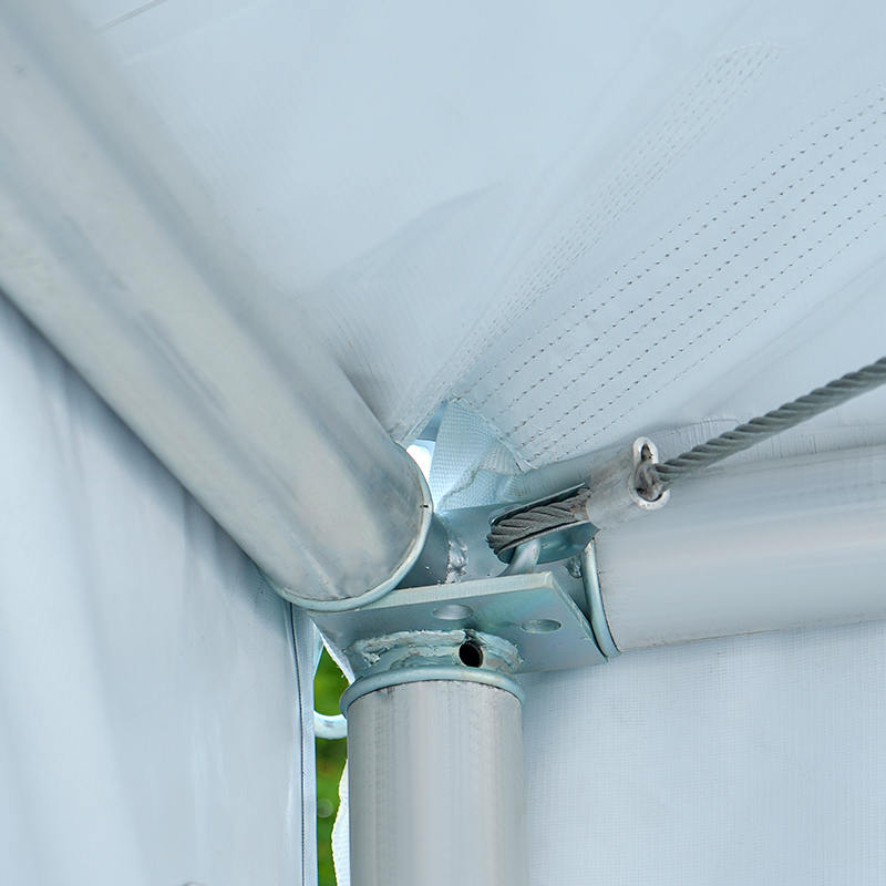 (6x6m) alumiininen Pinnacle 20x20