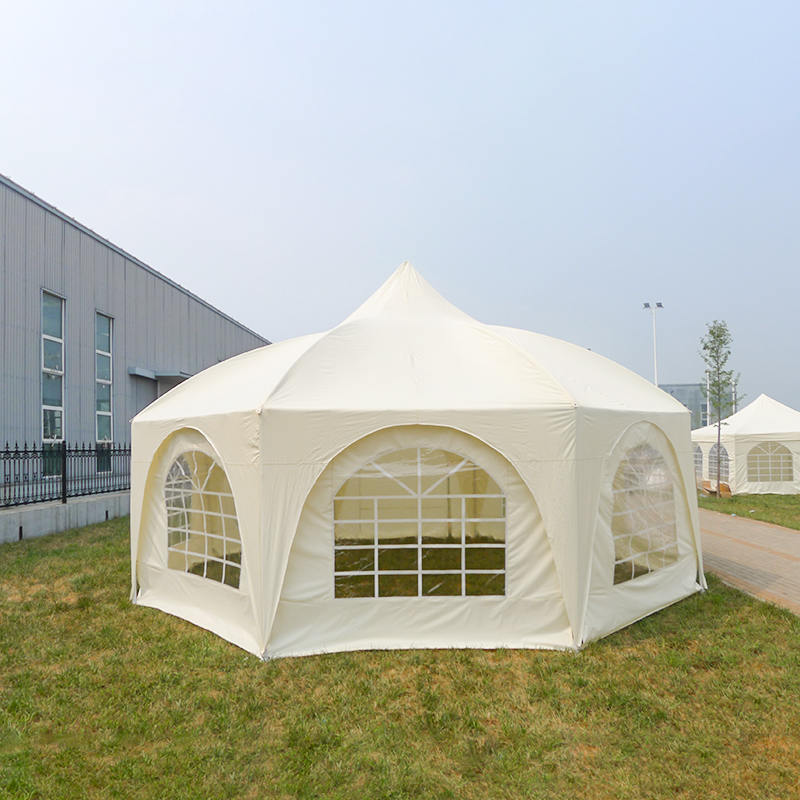 6x6m perinteinen kahdeksankulmainen Pagoda Gazebo Garden Marquee