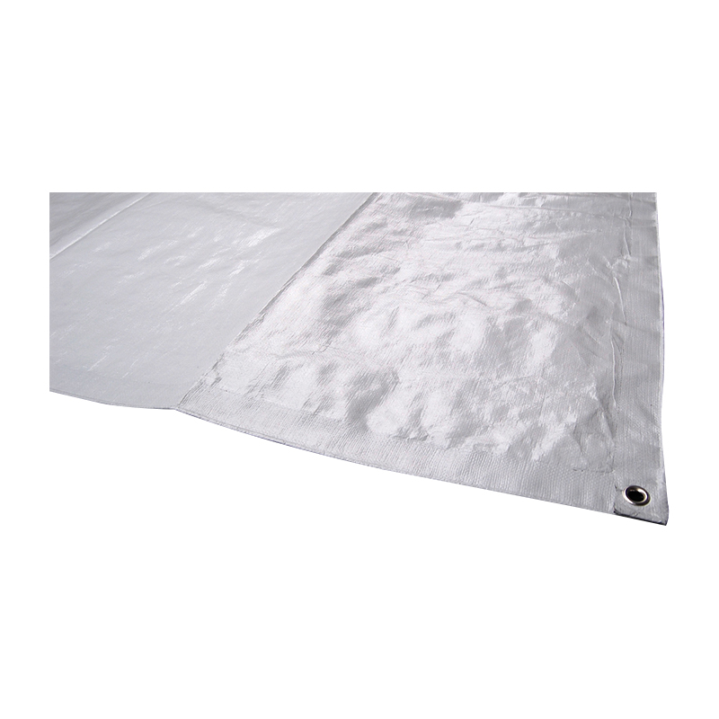 4x50m kudottu HDPE musta muovipeite