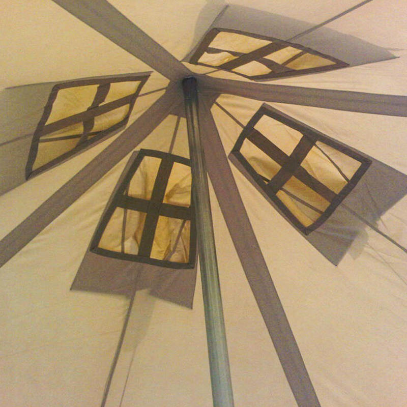 5x5m 8-12 hengen Canvas Army Teltta Katastrofiteltta