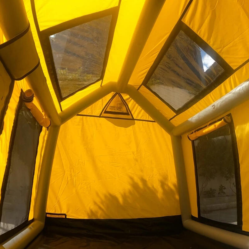 2-4 hengen neljän vuodenajan Glamour puhallettava leirintäteltta