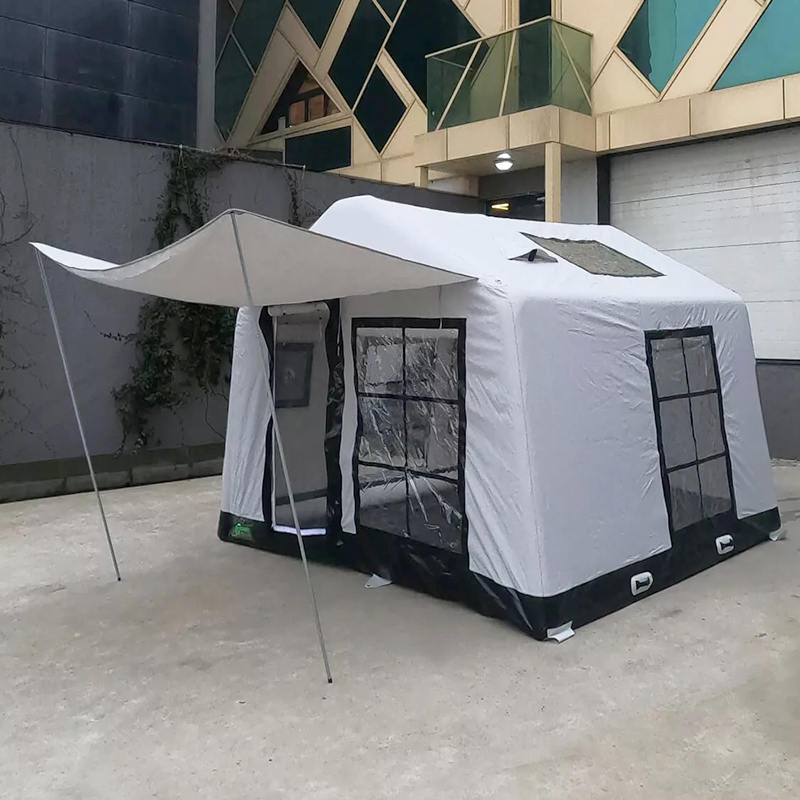 8-10 hengen neljän vuodenajan Glamour Palonkestävä ja antibakteerinen puhallettava teltta