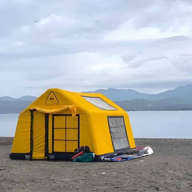 8-10 hengen neljän vuodenajan Glamour Palonkestävä ja antibakteerinen puhallettava teltta