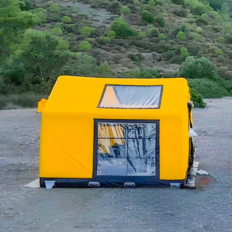 8-10 hengen neljän vuodenajan Glamour Palonkestävä ja antibakteerinen puhallettava teltta