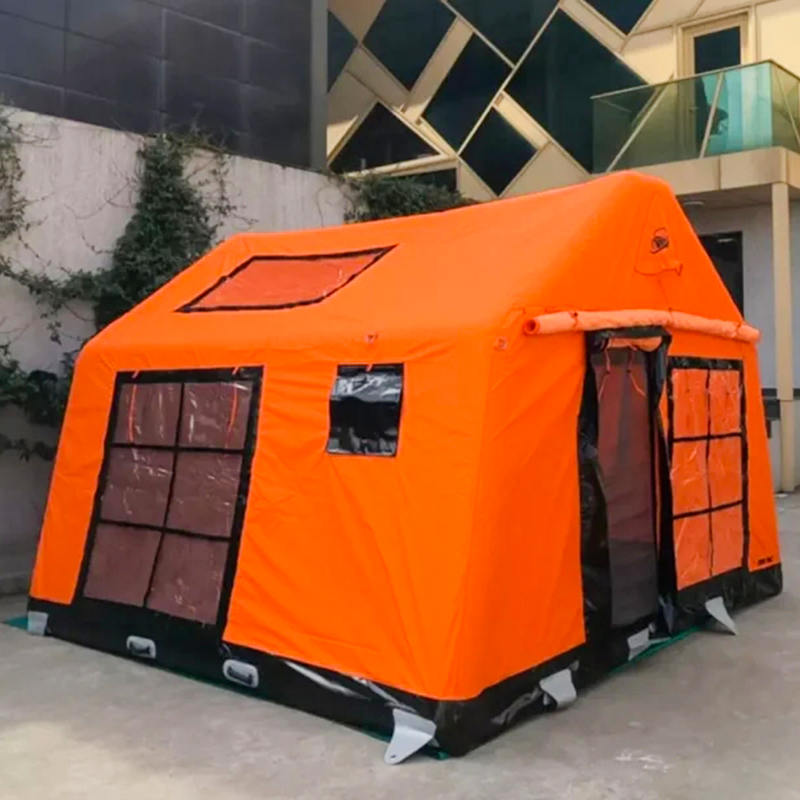 8-10 hengen neljän vuodenajan Glamour Palonkestävä ja antibakteerinen puhallettava teltta