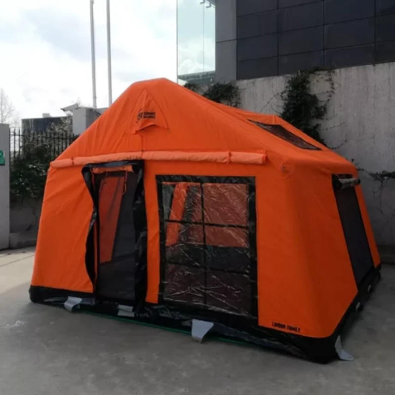 8-10 hengen neljän vuodenajan Glamour Palonkestävä ja antibakteerinen puhallettava teltta