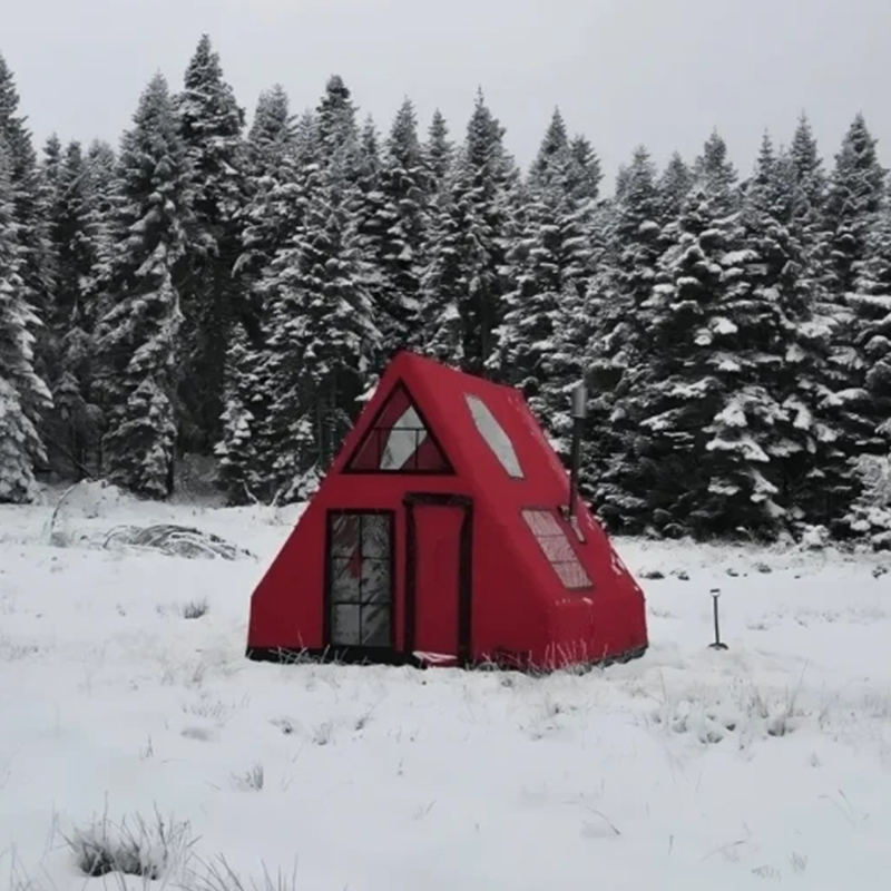 8-10 hengen neljän vuodenajan vedenpitävä puhallettava ilmateltta retkeilyyn