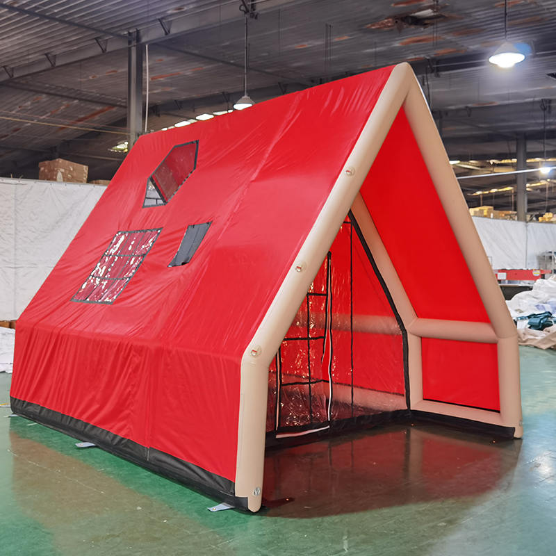 8-10 hengen neljän vuodenajan vedenpitävä puhallettava ilmateltta retkeilyyn