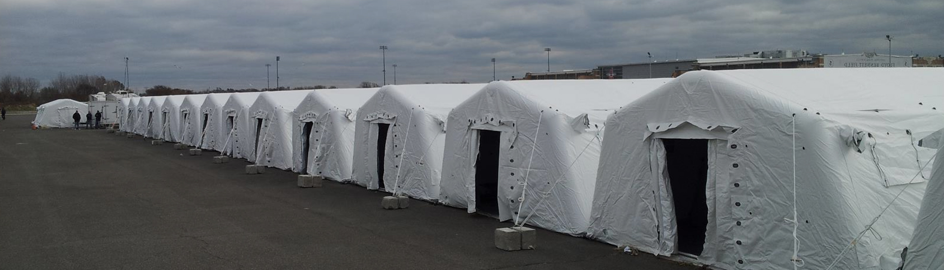 Ilmatäytteinen teltta